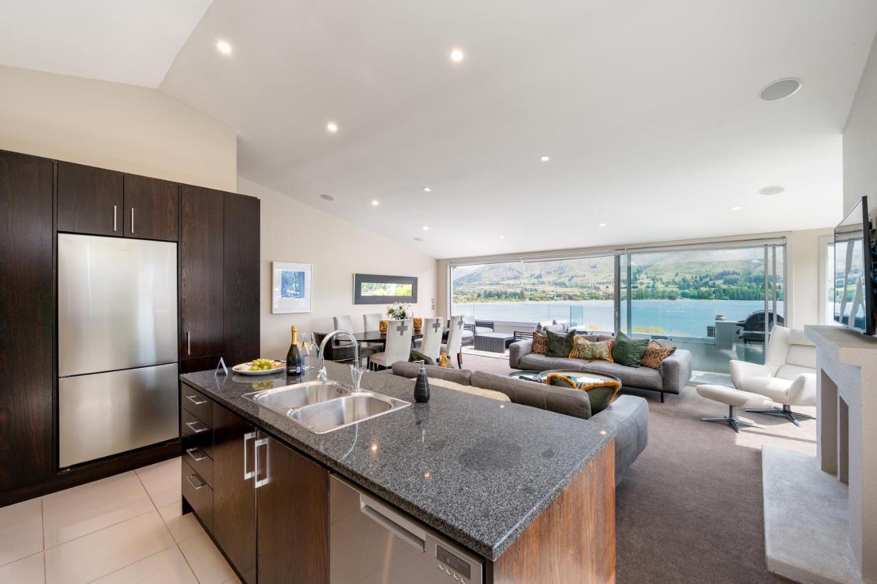 Luxury Lakeview Vista Apartment Wanaka Exterior photo